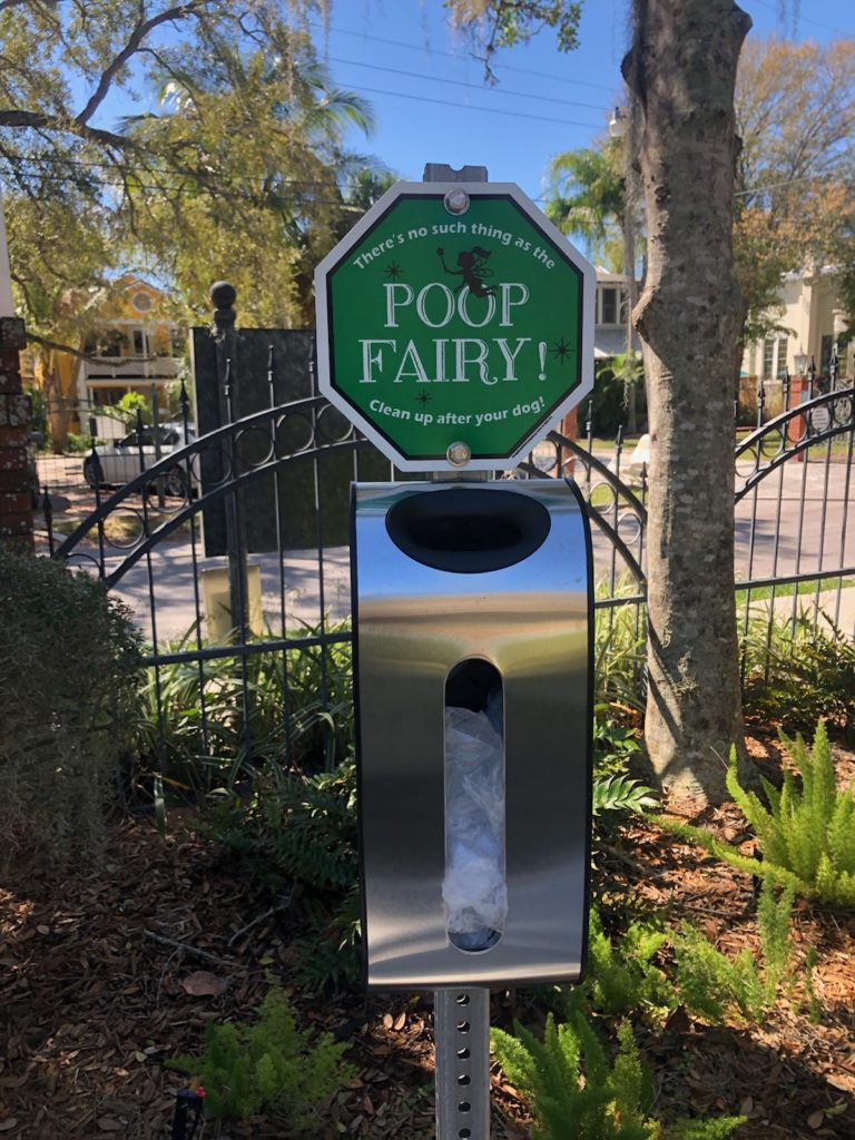 Doggie Waste Bag Station