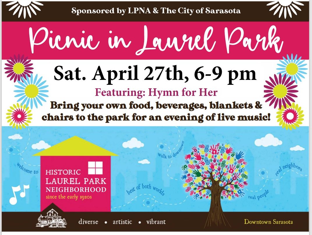 Picnic In The Park Set for Saturday April 27th